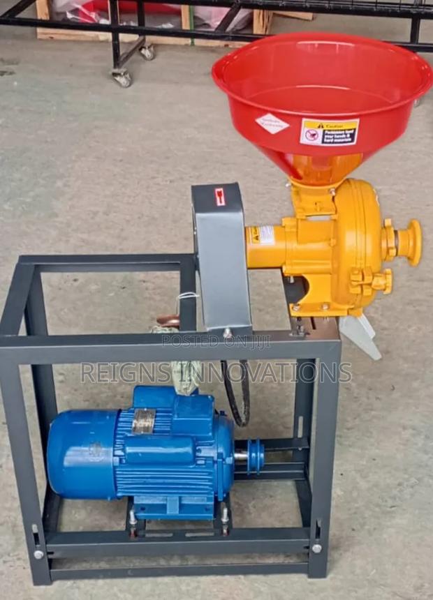 Electric Grain Milling Machine (Disc Mill). - thumbnail 2