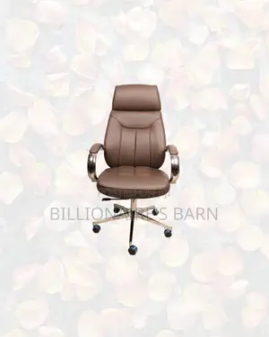 Practical Executive Leather Chair High Back for Small Office Layouts
