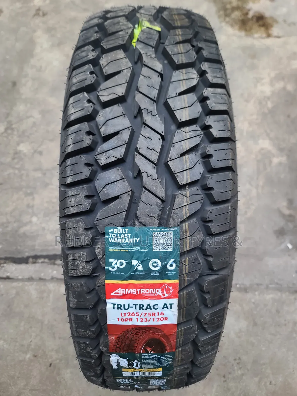Lt 265 /75 R16 Armstrong Tyres 10pr Tru-Trac a/T All-Terrain