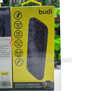 Budi Pb099b *20w 10000mah* Wireless Power Bank *With Suction*