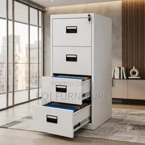 Office Cabinet; Four Drawers Steel Executive Files Reliable Cabinet