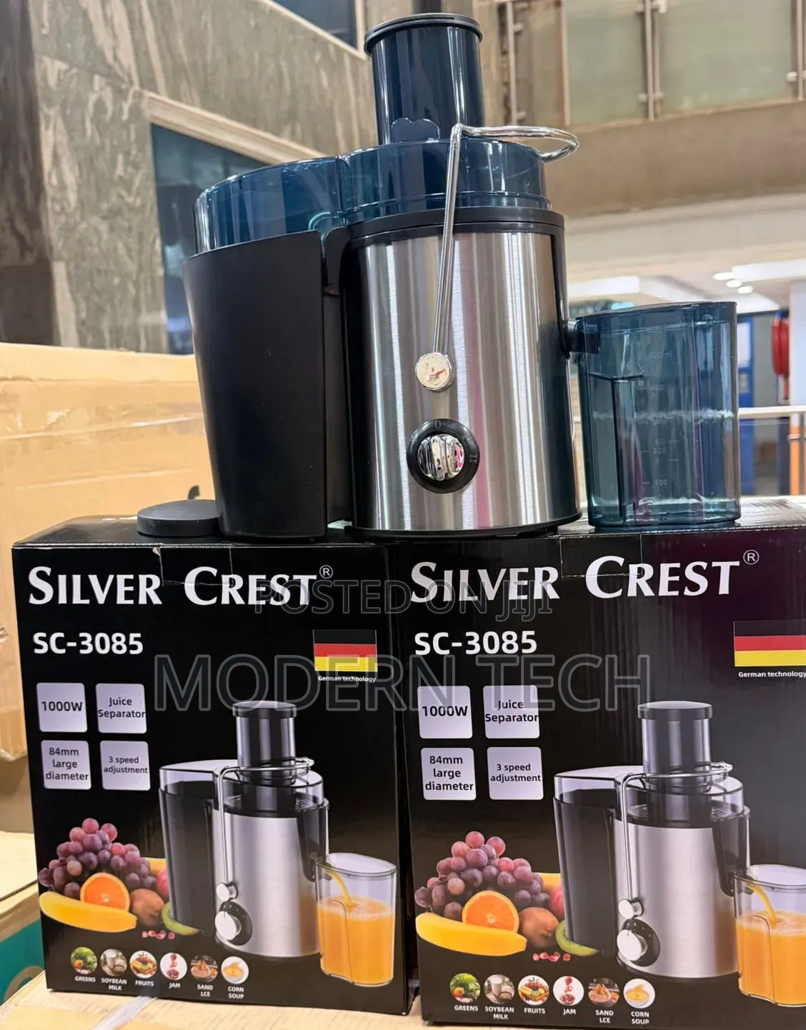 Silvercrest 1000watts Juicer /Juice Extractor