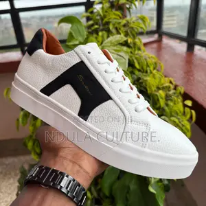 Santoni Pebbled Leather Smart Casuals