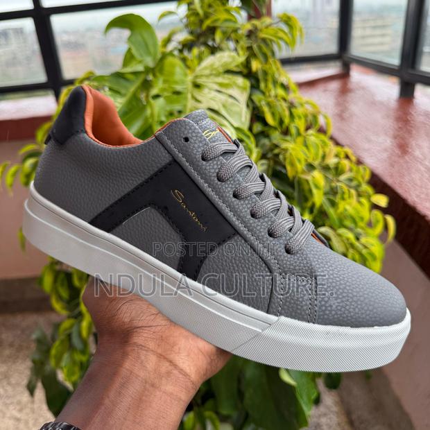 Santoni Pebbled Leather Smart Casuals - thumbnail 4