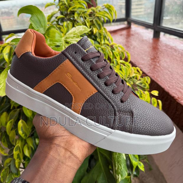 Santoni Pebbled Leather Smart Casuals - thumbnail 2