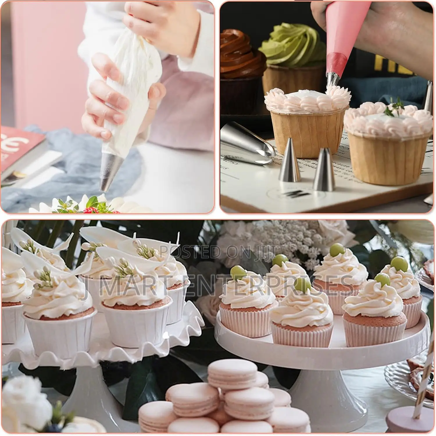 83 Pieces Stainless Steel Icing Piping Nozzle Tip Set Frosting Tools