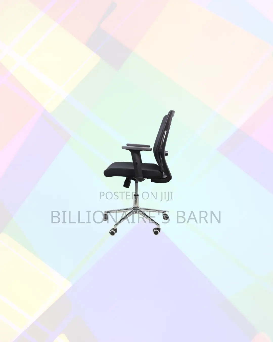 Practical Barn Origin Chair Mid Back Chrome for Small Office Layouts