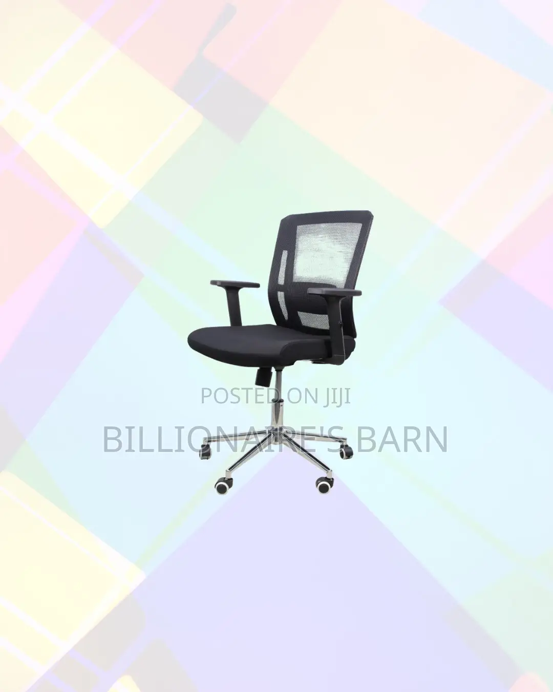 Practical Barn Origin Chair Mid Back Chrome for Small Office Layouts