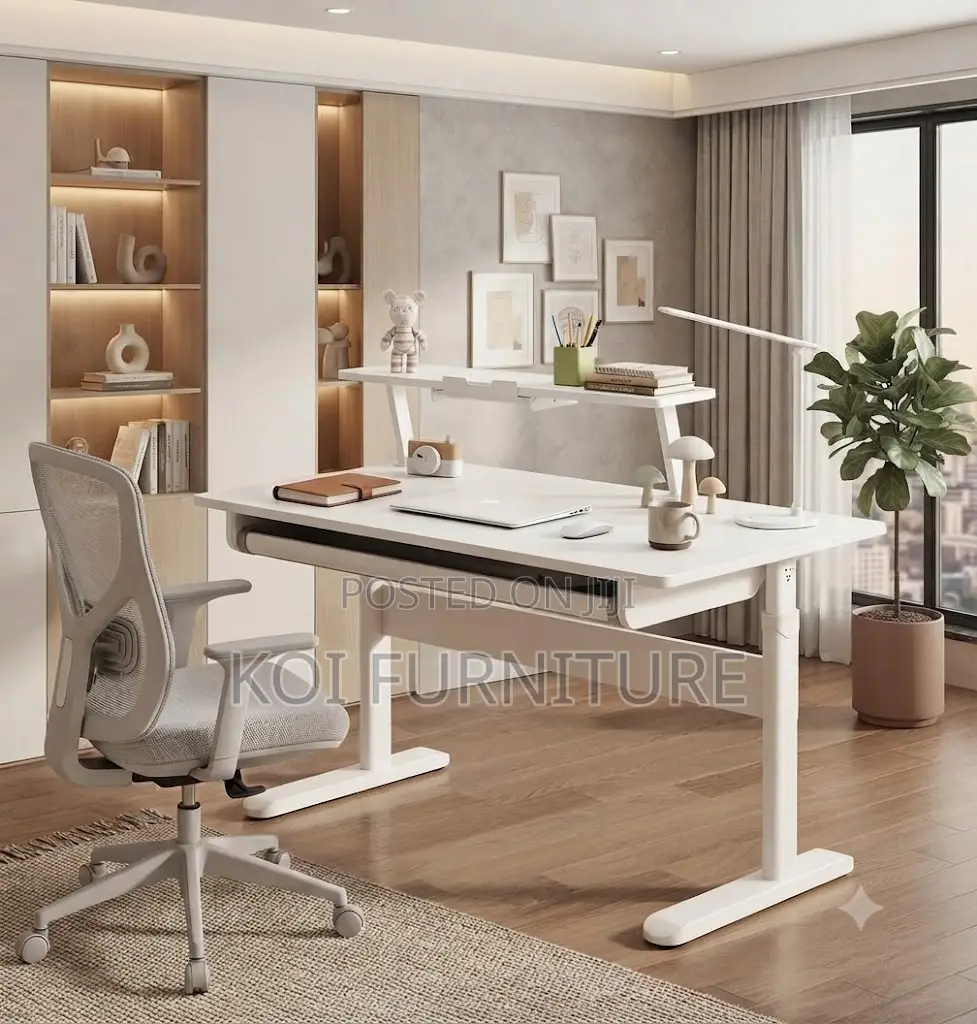 Office Desk; Manual Adjustable Home Office Computer Work Desk