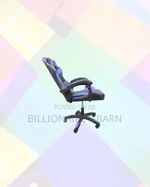 Practical Blue Racing Gaming Chair Ergonomic Support for Small Layouts