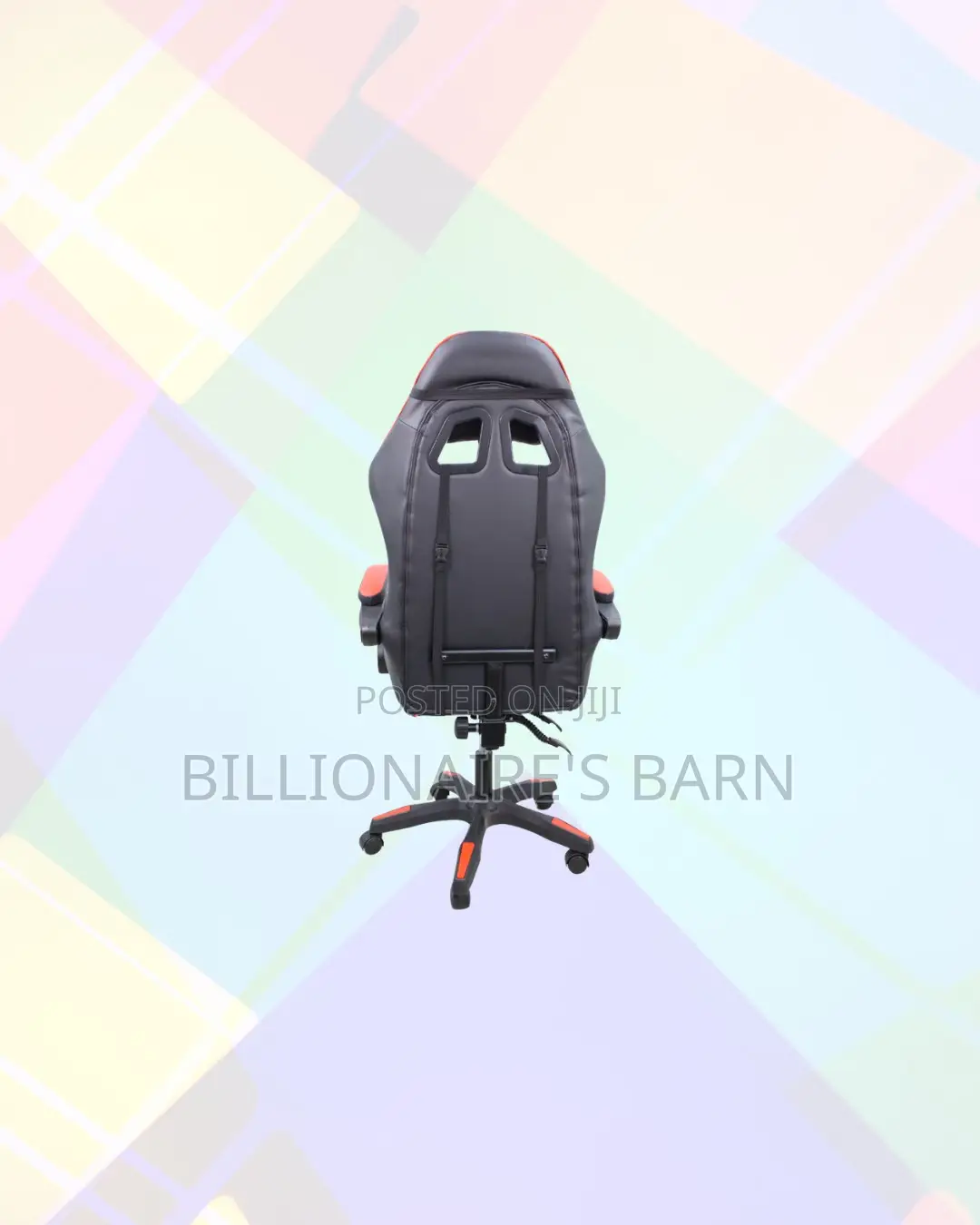 Practical Red Racing Gaming Chair Ergonomic Support for Small Layouts