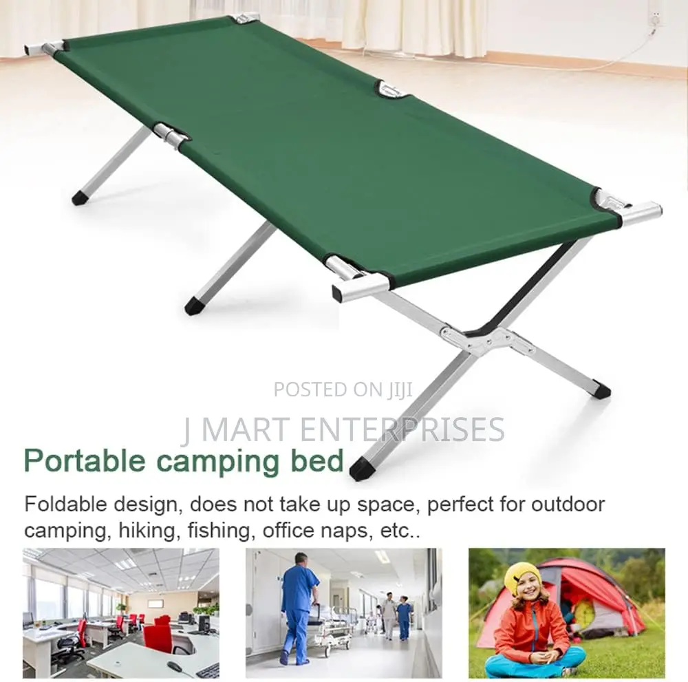 Folding Camping Bed Portable Lightweight Sleeping Bed 150 Kg Max.