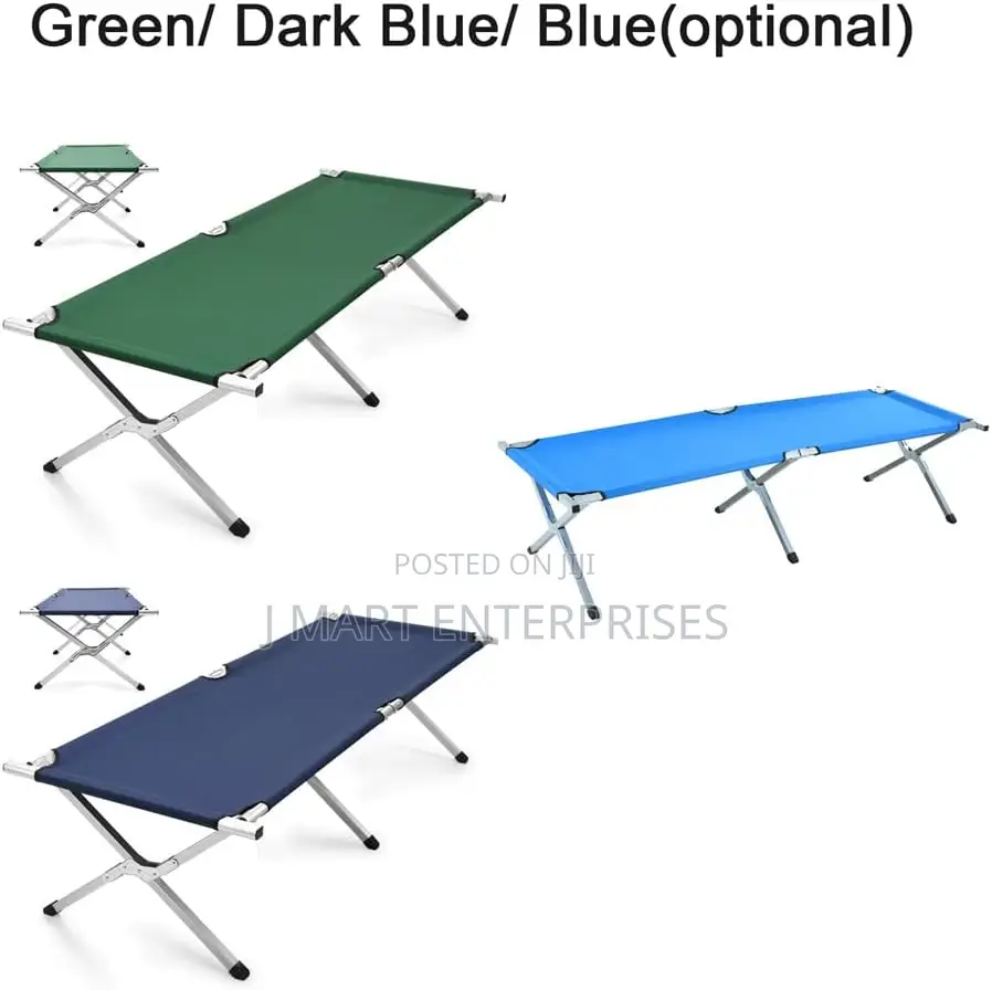 Folding Camping Bed Portable Lightweight Sleeping Bed 150 Kg Max.
