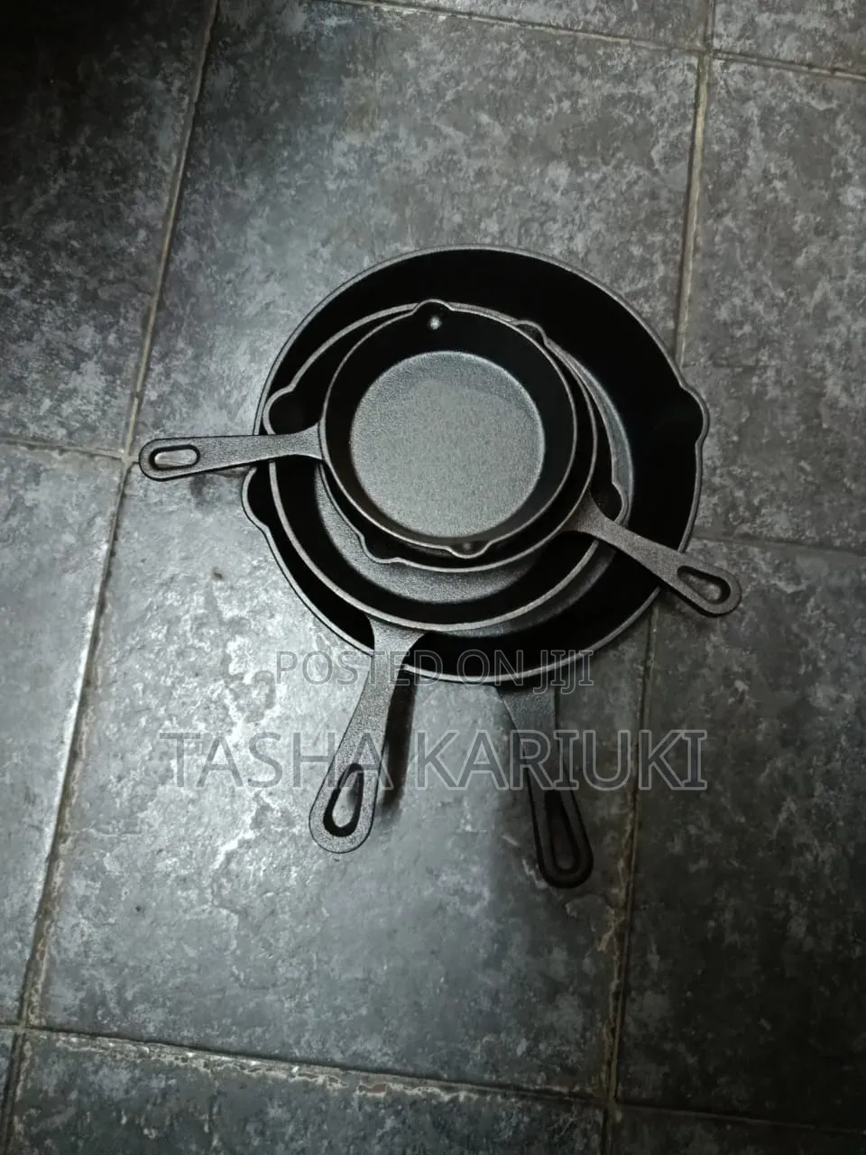 High Quality Cast Iron Pan 4pcs