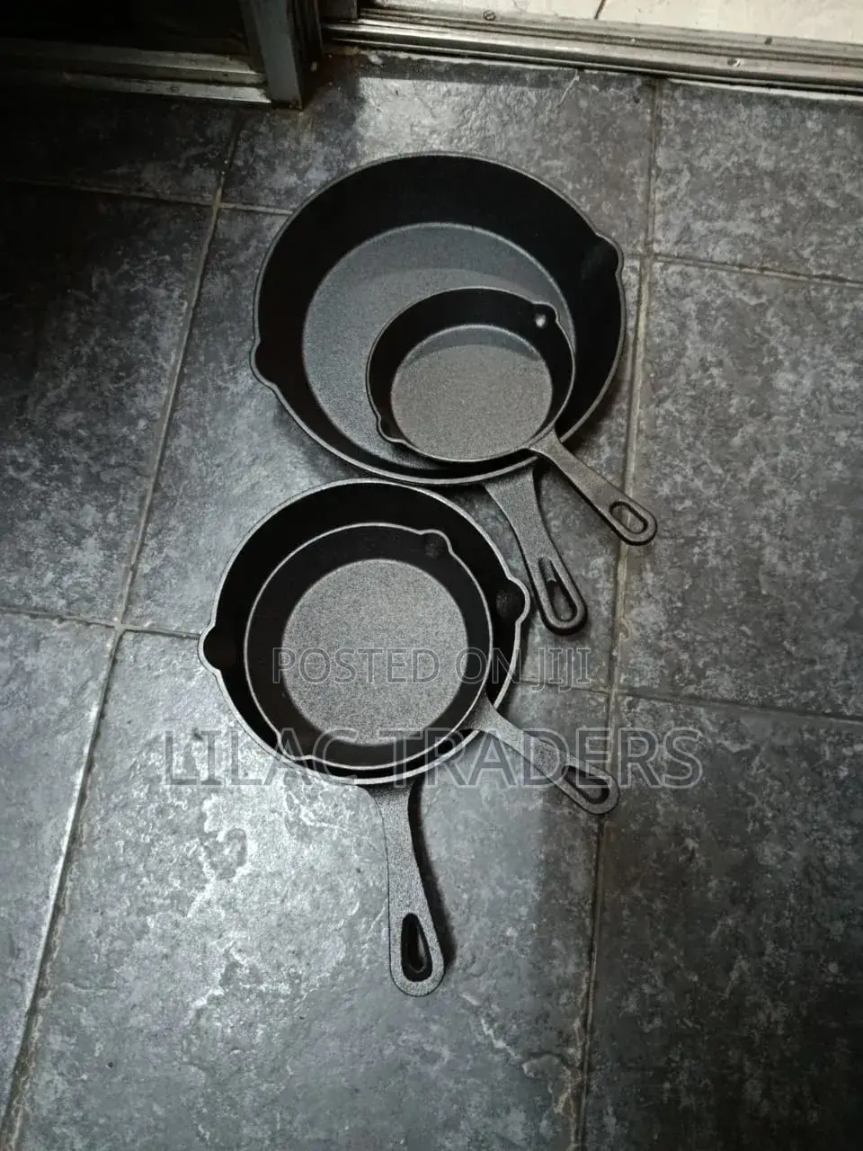 Original Cast Iron Pan 4pcs