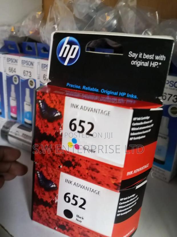 Hp 652 Cartridges Black and Color