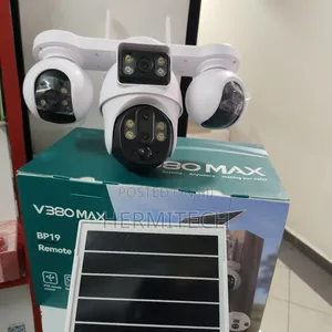 V380 4 Lens CCTV Camera Outdoor Wireless Solar Powered 5 Lens