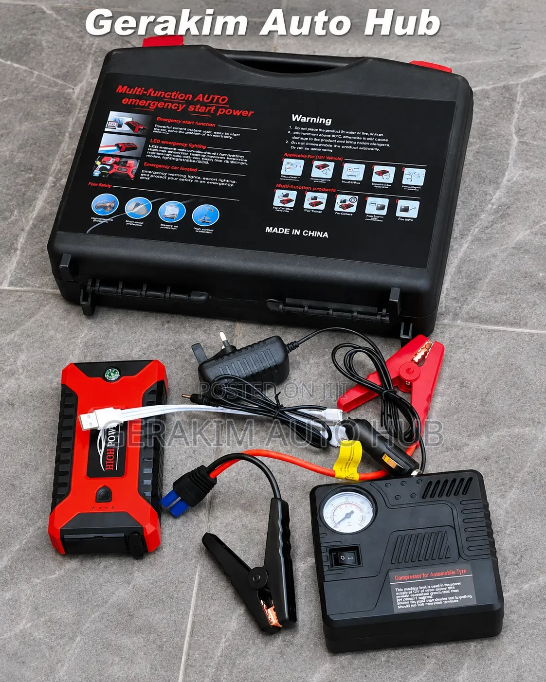 Powerful 99800mah Multifunctional Car Jump Starter
