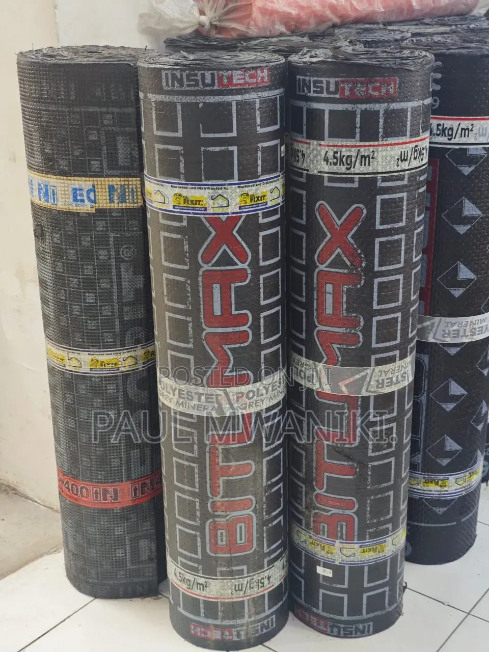 Premium App Insutech Bitumen Waterproofing Membrane Rolls (4mm)