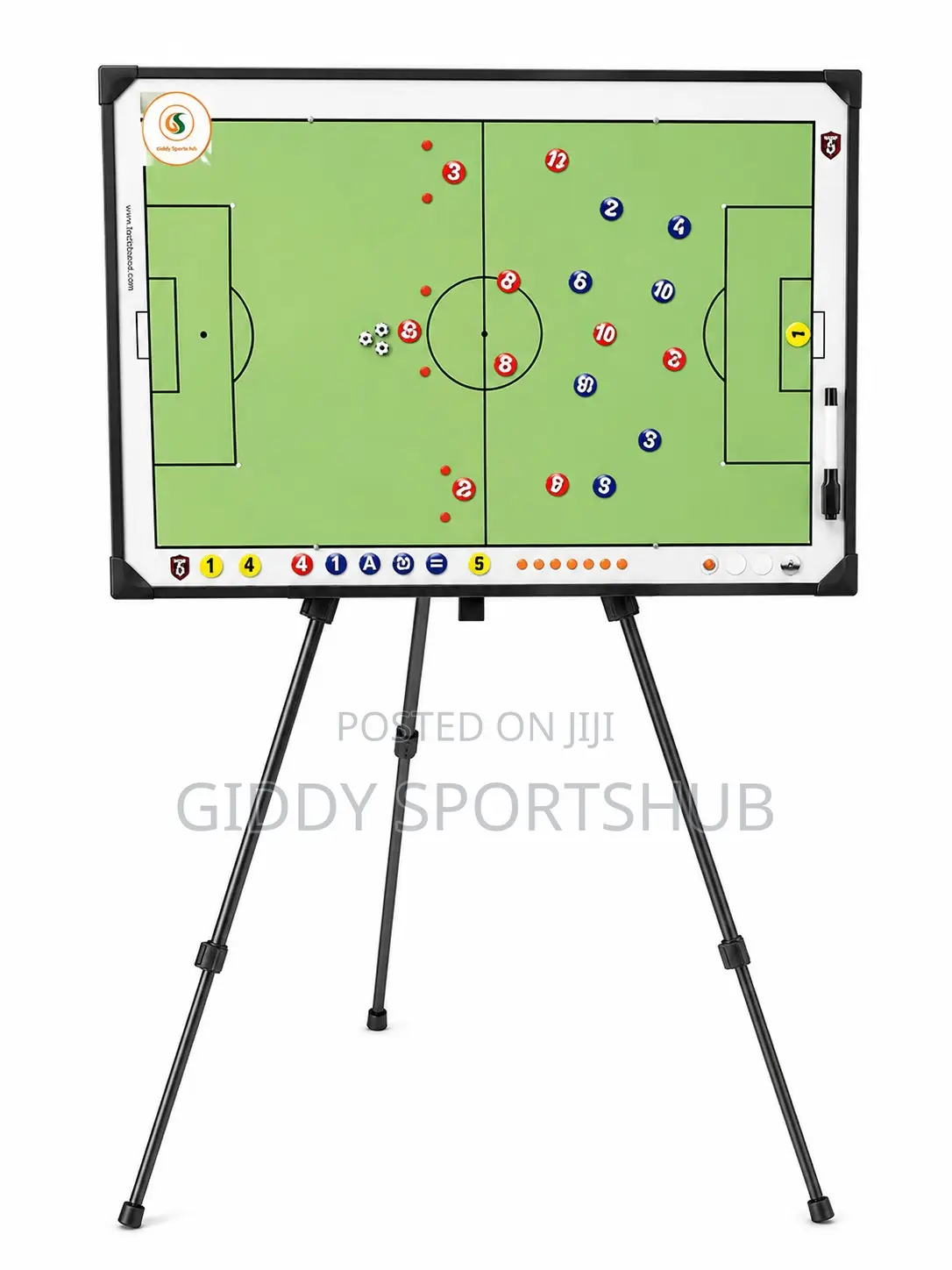 Professional Magnetic Football Tactics Board Adjustable Tripod Stand