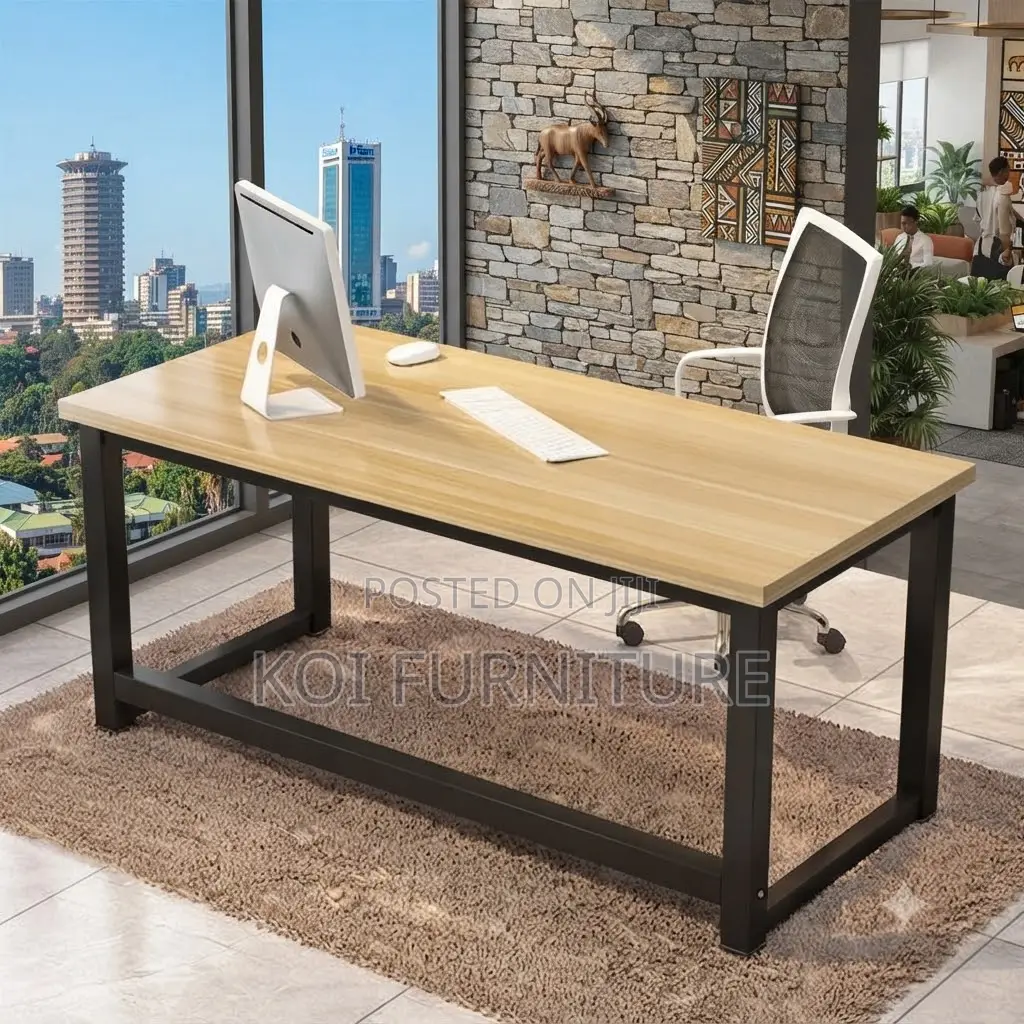 Office Desk; 1.2 Meters Industrial Home Office Computer Desk