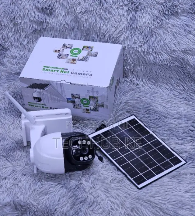 360° Ptz Waterproof Outdoor 4g Solar Cctv Camera 4mp