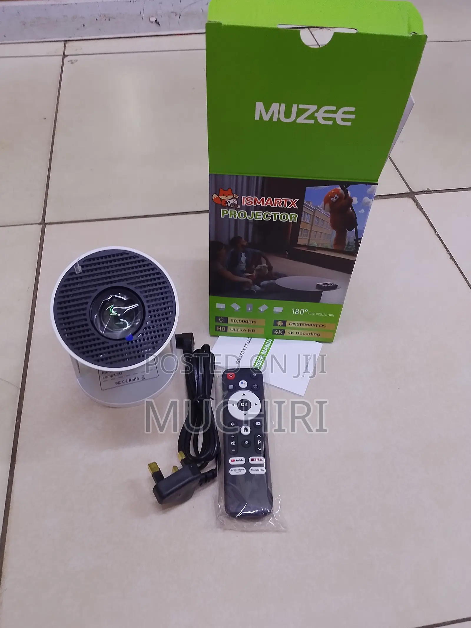 Hy 300 Projector With Cooling System Inbuilt Speakers Wifi Smart