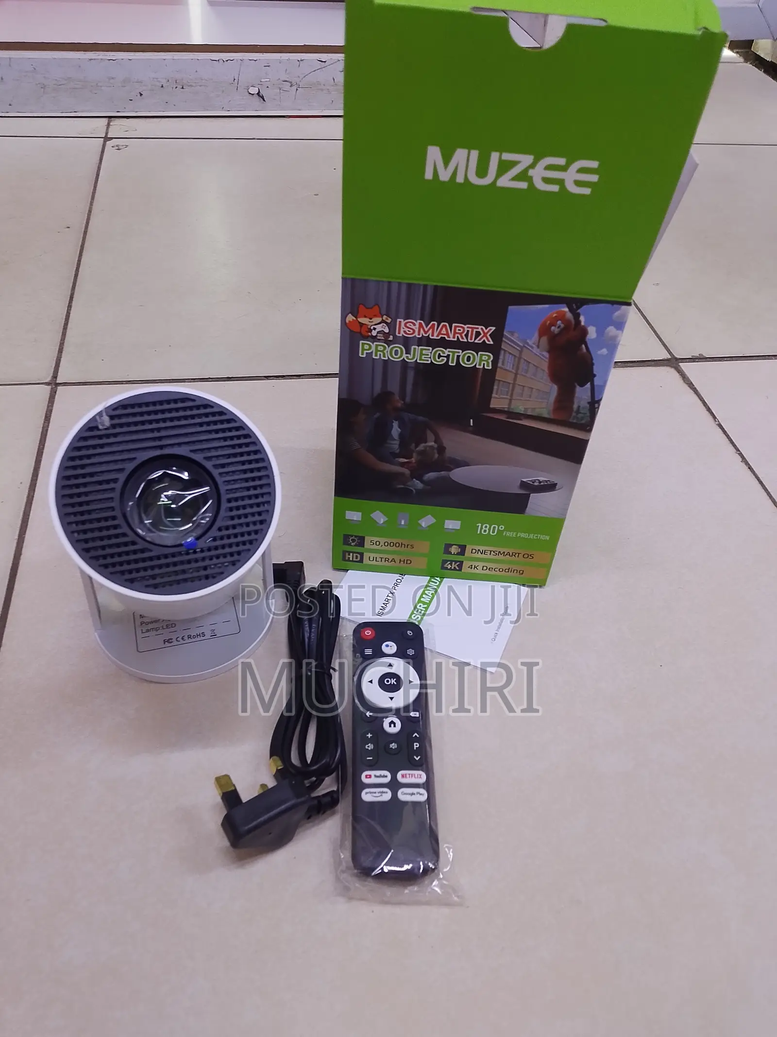 Hy 300 Projector With Cooling System Inbuilt Speakers Wifi Smart