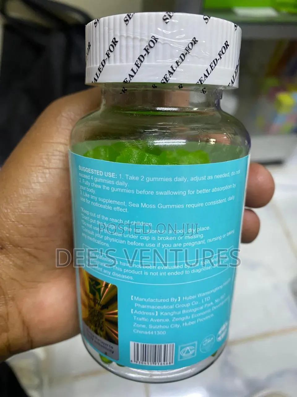 Sea Moss Gummies 60 Vegan Gummies