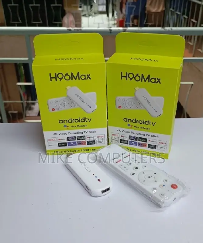 H96 Max Android Tv Stick 2gb+16gb With Google Assistant Voice Remote