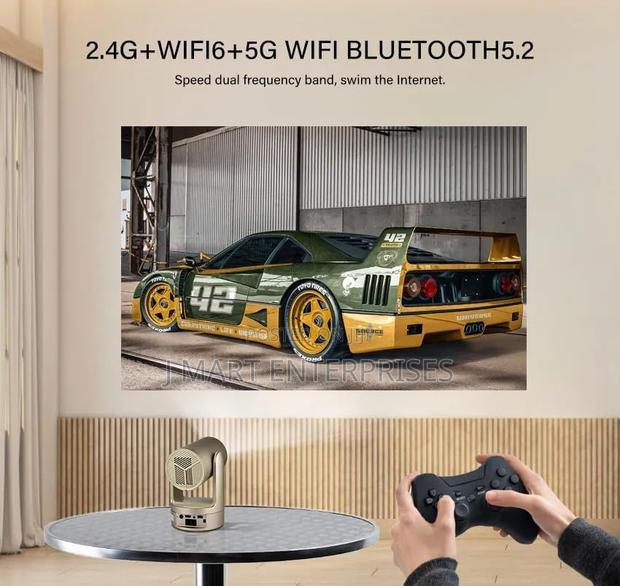 Autofocus Mini Smart Projector - 5g Wifi6 Portable Home Theater