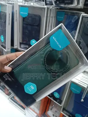 Green Nillkin Camshield Case Designed for the Xiaomi Mi 13 Ultra.