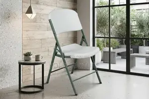 Office Chairs; White Foldable Home Office and Outdoor Chairs