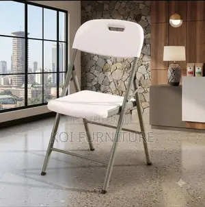 Office Chairs; White Foldable Home Office and Outdoor Chairs
