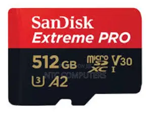 Sandisk Extreme Pro Sd Card 512gb | Up to 200mb/S Read Speed Uhs-I