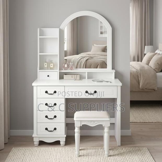 Imported White Make Up Vanity Table