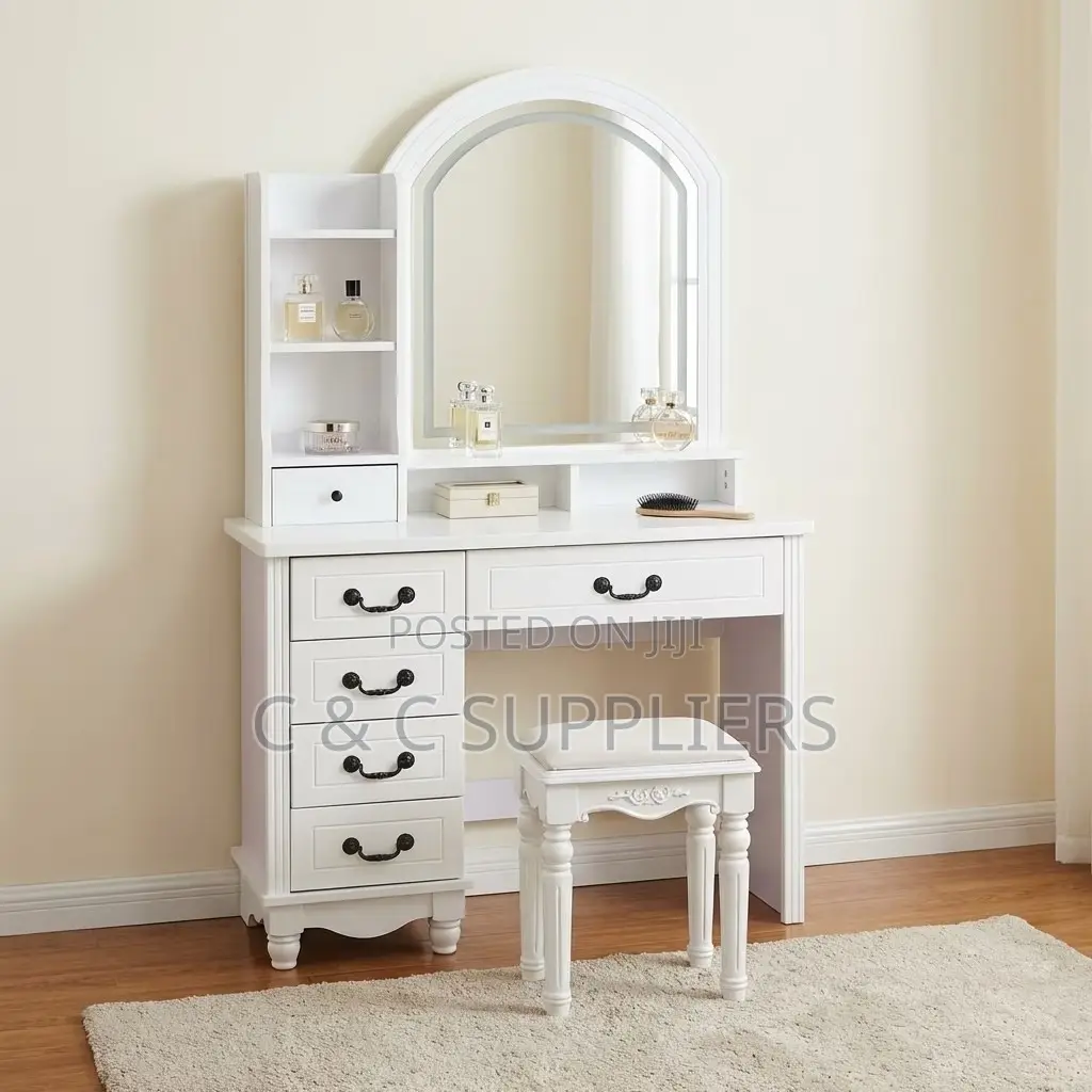 Imported White Make Up Vanity Table