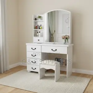 Imported White Make Up Vanity Table