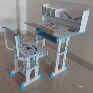 Elegant Kids Study Table _ Blue and Pink
