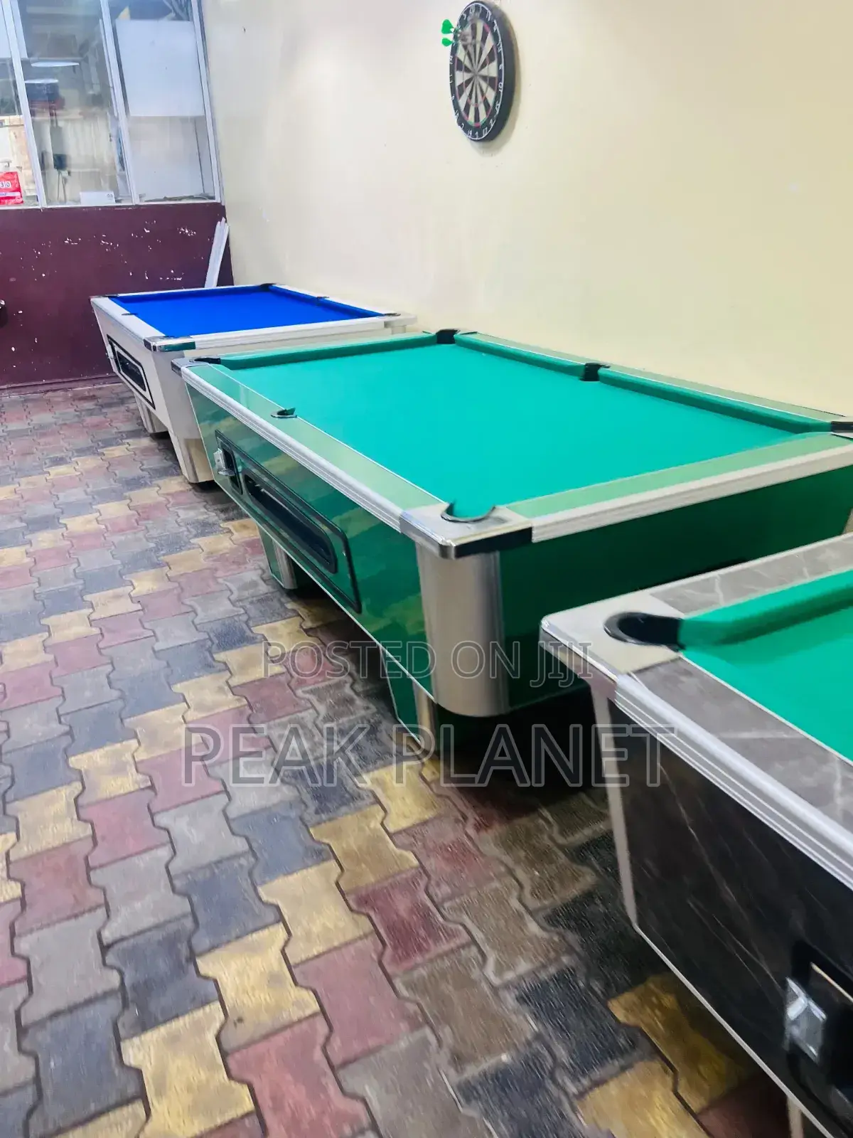 Coin Operated Pool Table – Strong Marble Top Design 