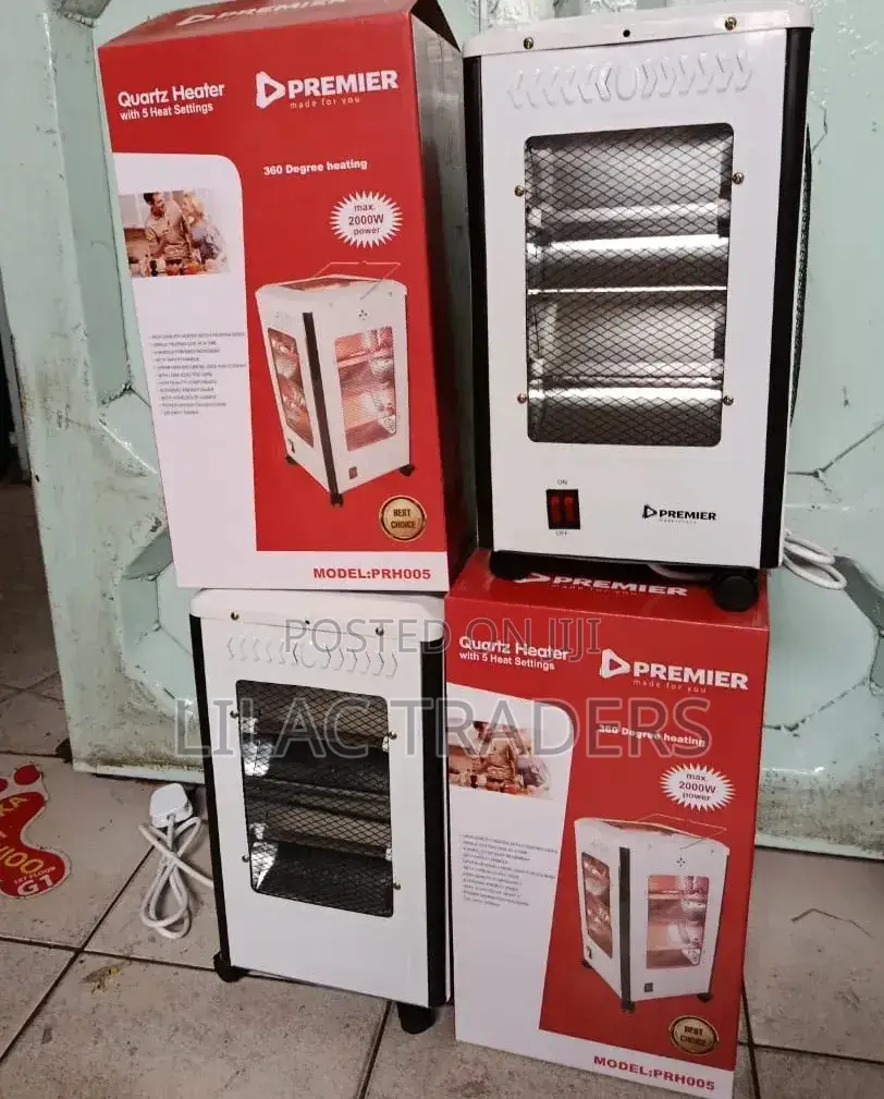 Premier Quartz Room Heater With 5 Heating