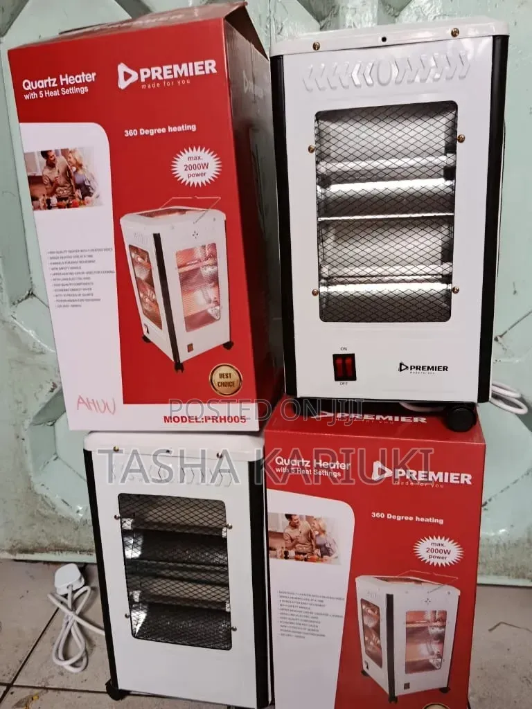 Premier Quartz Room Heater With 5 Heating