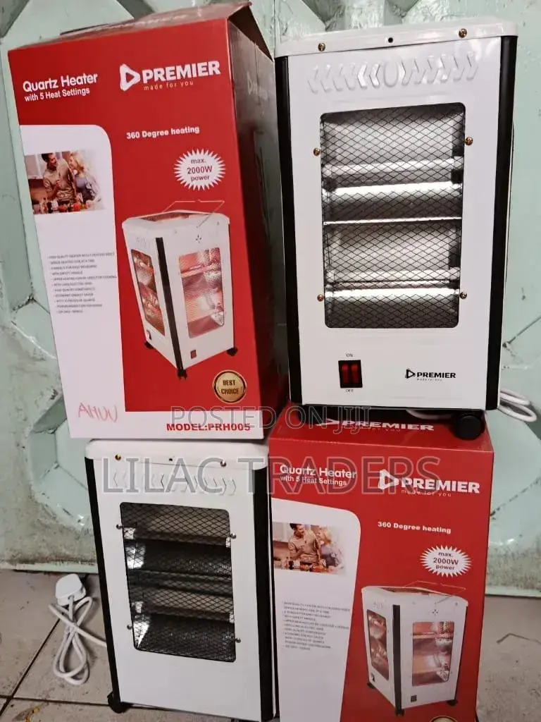 Premier Quartz Room Heater With 5 Heating