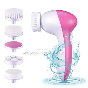 Electric 5-in-1 Facial Cleansing Brush With 360° Exfoliating Massage