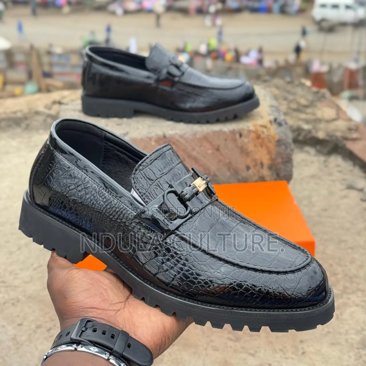 Designer Louis//Ferragamo Vuitton Wetlook Dress Shoes