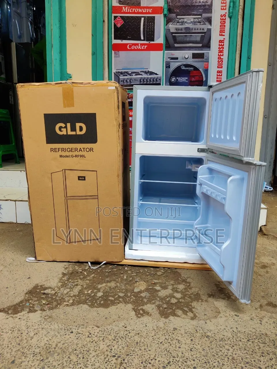 GLD Fridge 90litres Double Door Refrigerator