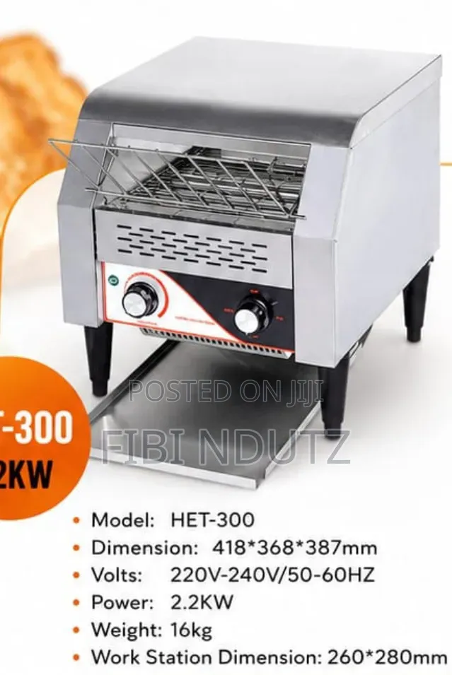 Premier Heavy Duty Conveyor Toaster 2.2kw