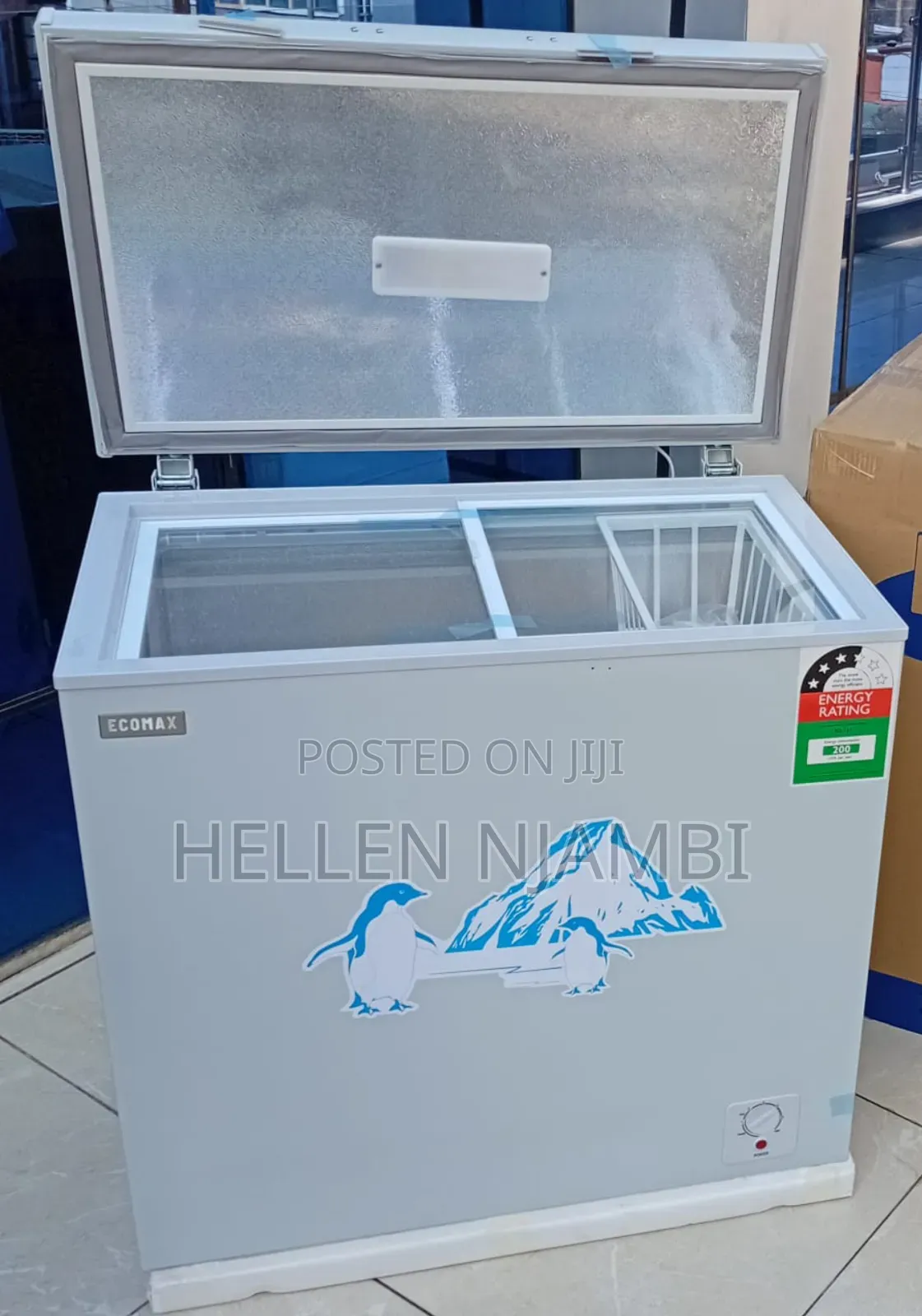Ecomax 169 Litres Deep Chest Freezer/169 Litres