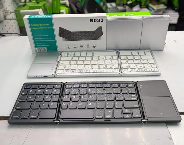 Mini B033 *Three Fold* Portable Bluetooth Compatible Keyboard - thumbnail 2