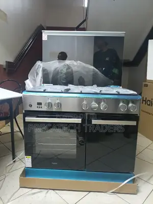 Haier 60x90 Full Gas Cooker With Electric Oven Wok Burner